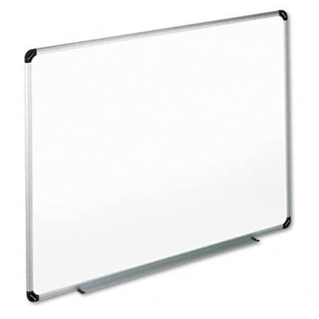 Salurinn Supplies Universal  Magnetic Dry Erase Board  Melamine  36x24  White  Aluminum/Plastic Frame SA885028